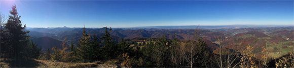 Lilienfeld mountain panorama