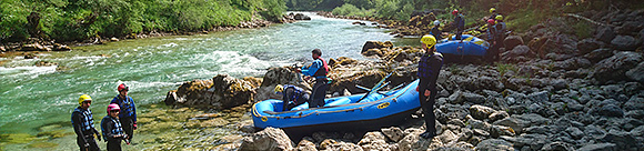 Rafting on Palfau